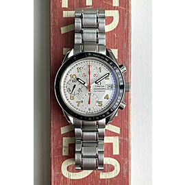 Omega Speedmaster Mark 40 Automatic Chronograph White Dial Quickset Date Watch