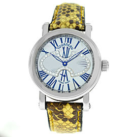 Tourneau Gotham Metro Ladies Diamonds MOP Steel Automatic 35MM Watch