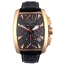 Locman Panorama 18K Rose Gold Chronograph Limited Edition Watch R. 154