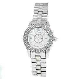 Dior Christal CD112113 Diamond Stainless Steel Ceramic Quartz 29MM Watch