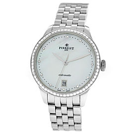 Perrelet First Class Lady A2070/7 Diamond MOP Steel Automatic 35MM Watch