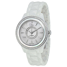 Dior VIII Ceramic CD1245E9C001 Diamond MOP Stainless Steel Automatic 39MM Watch