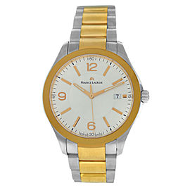 Maurice Lacroix Miros Gold Steel Date Quartz 41MM Watch