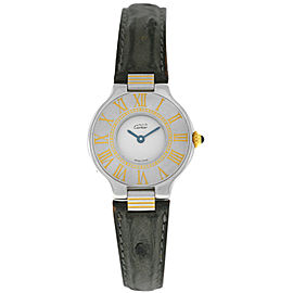 Cartier Must de Cartier 21 Ladies Stainless Steel Gold Quartz 28MM Watch