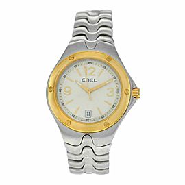 Ebel Sport Wave Men's Steel Gold 39MM 1955K41 Quartz $2,100 Watch