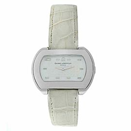 Ladies Baume & Mercier Hampton 65469 Stainless Steel MOP Quartz Watch