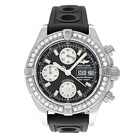 Breitling Super Ocean Mens Diamond Steel Chrono Automatic 42MM Watch