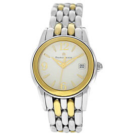 Maurice Lacroix Sphere Ladies Gold Steel Date Quartz Watch