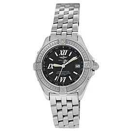 Breitling B Class Ladies Stainless Steel Date Quartz Watch