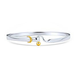 Tiffany and Co. Love Knot Hook and Eye Bangle Bracelet