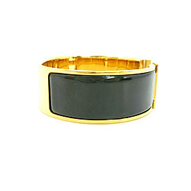 HERMES Enamel Click Crack GM Bangle