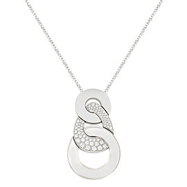 Salvini 18K White Gold with 1.30ctw Diamonds Pendant Necklace