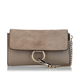 Chloe Faye Leather Crossbody Bag