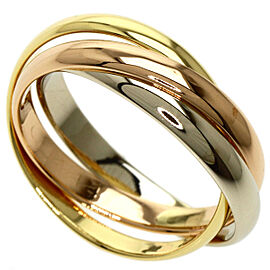 CARTIER Tri-Color Gold Trinity US 4.5 Ring QJLXG-2575