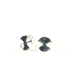 Ippolita 925 Sterling Silver Wavy Disc Cufflinks