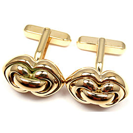 Bulgari Bvlgari 18k Yellow Gold Cufflinks