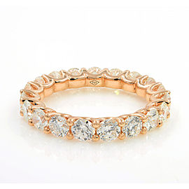 U-shape Diamond Eternity Band 18K Rose Gold 2.85cttw