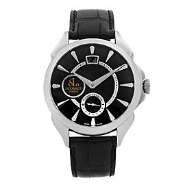 Jacob & Co. Palatial Big Date Steel Hand-Wind Mens Watch PC400.10.NS.NS.A