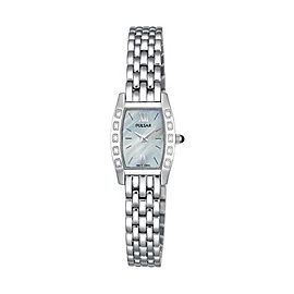 Pulsar Diamond Collection Steel Blue MOP Dial Quartz Women's Watch PEG751