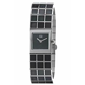 ESQ Movado Roxanne Black MOP Dial Steel Quartz Ladies Watch 07101156