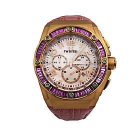 TW Steel Kelly Rowland Edition Quartz Pink MOP Arabic Dial Mens Watch CE4006