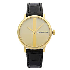 Gomelsky Agnes Varis Steel Gold Dial Quartz Ladies Watch G0120023286