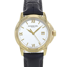 Raymond Weil Tradition White Roman Dial Steel Quartz Ladies Watch 5376-P-00307