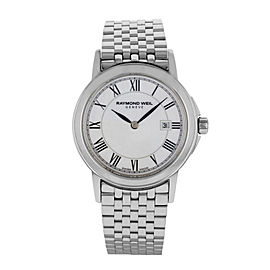 Raymond Weil Tradition White MOP Dial Steel Quartz Ladies Watch 5966-ST-00970