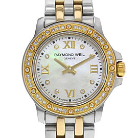 Raymond Weil Tango Two Tone Steel MOP Dial Quartz Ladies Watch 5799-SPS-00995