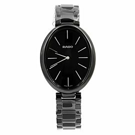 Rado Esenza Touch Black Dial Ladies Ceramic Quartz Watch R53093152