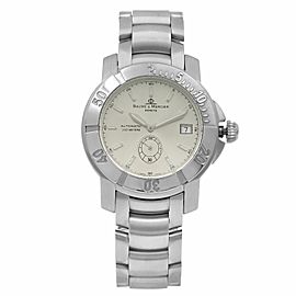 Baume et Mercier Capeland Steel Silver Dial Automatic Mens Watch MOA08125