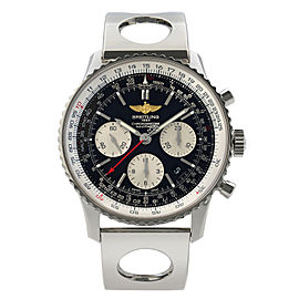 Breitling Navitimer 01 Steel Black Dial Automatic Mens Watch AB012012/BB01-222A