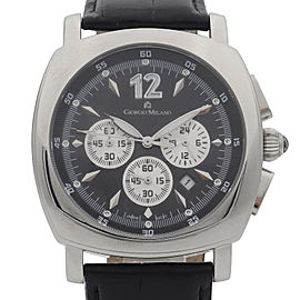 Giorgio Milano Stainless Steel Black Dial Quartz Mens Watch 864ST032