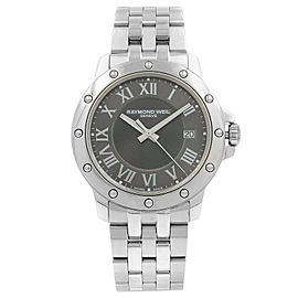 Raymond Weil Tango Stainless Steel Grey Dial Quartz Mens Watch 5599-ST-00608