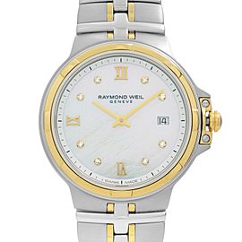 Raymond Weil Parsifal Steel Diamond White MOP Dial Ladies Watch 5180-STP-00995