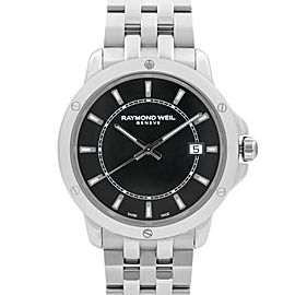 Raymond Weil Tango Stainless Steel Black Dial Quartz Mens Watch 5591-ST-20001