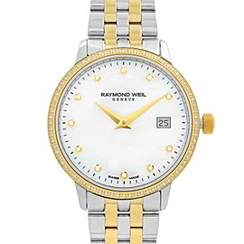 Raymond Weil Toccata Two-Tone Steel MOP Dial Quartz Ladies Watch 5988-SPS-97081