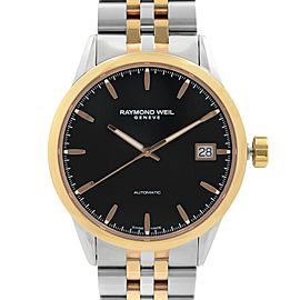 Raymond Weil Freelancer Steel Black Dial Automatic Mens Watch 2740-SP5-20011