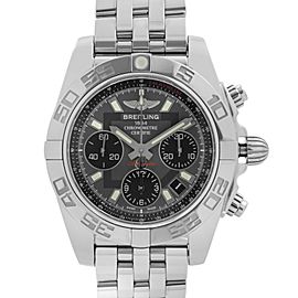 Breitling Chronomat 41mm Steel Gray Dial Automatic Mens Watch AB014012-F554-378A