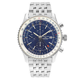 Breitling Navitimer I GMT Chrono 46mm Steel Blue Dial Men Watch A24322121C2A1