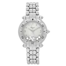 Chopard Happy Sport Steel Floating Fish Silver Dial Quartz Watch 27/8236-23