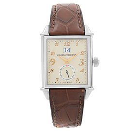 Girard Perregaux Vintage 1945 Steel Automatic Mens Watch 25805-11-822-BAEA