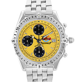 Breitling Chronomat The World is Yours Yellow Dial LTD Edition Mens Watch A20048