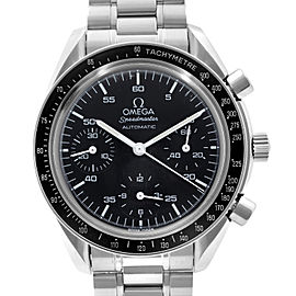 Omega Speedmaster 39mm Reduced Steel Black Dial Automatic Mens Watch 3510.50.00