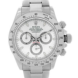 Rolex Daytona Cosmograph Stainless Steel White Dial Automatic Mens Watch