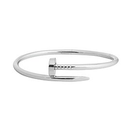 Cartier 18k White Gold Juste Un Clou Bracelet Size 19