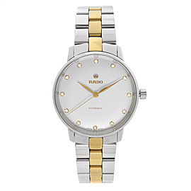 Rado Coupole Classic Steel Silver Diamond Dial Automatic Ladies Watch R22862732