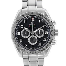 Omega Speedmaster Steel Black Dial Automatic Mens Watch