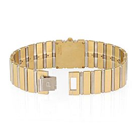 Piaget Polo Square 18k Two Tone Gold Men's Quartz Wrist Watch