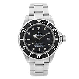 Rolex Sea-Dweller No Holes Steel Black Dial Automatic Mens Watch